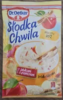 mleczny RYŻ z jabłkami i cynamonem