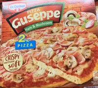 Pizza Guseppe z szynką i pieczarkami