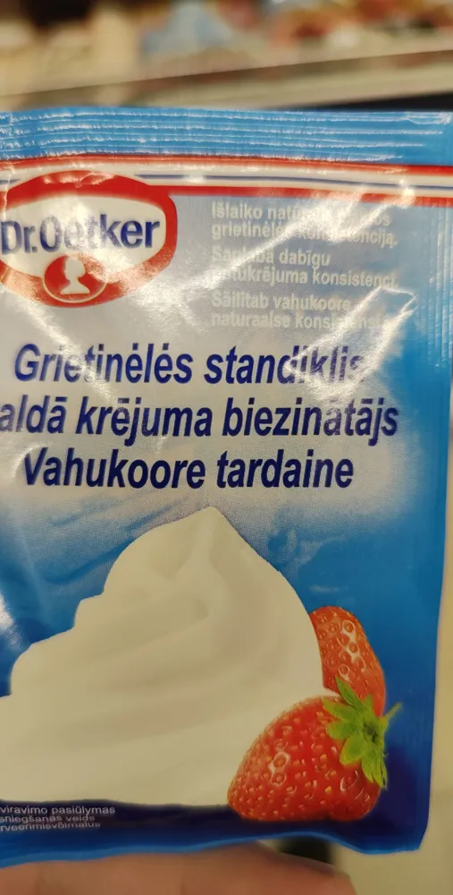 Grietinėlės standiklis