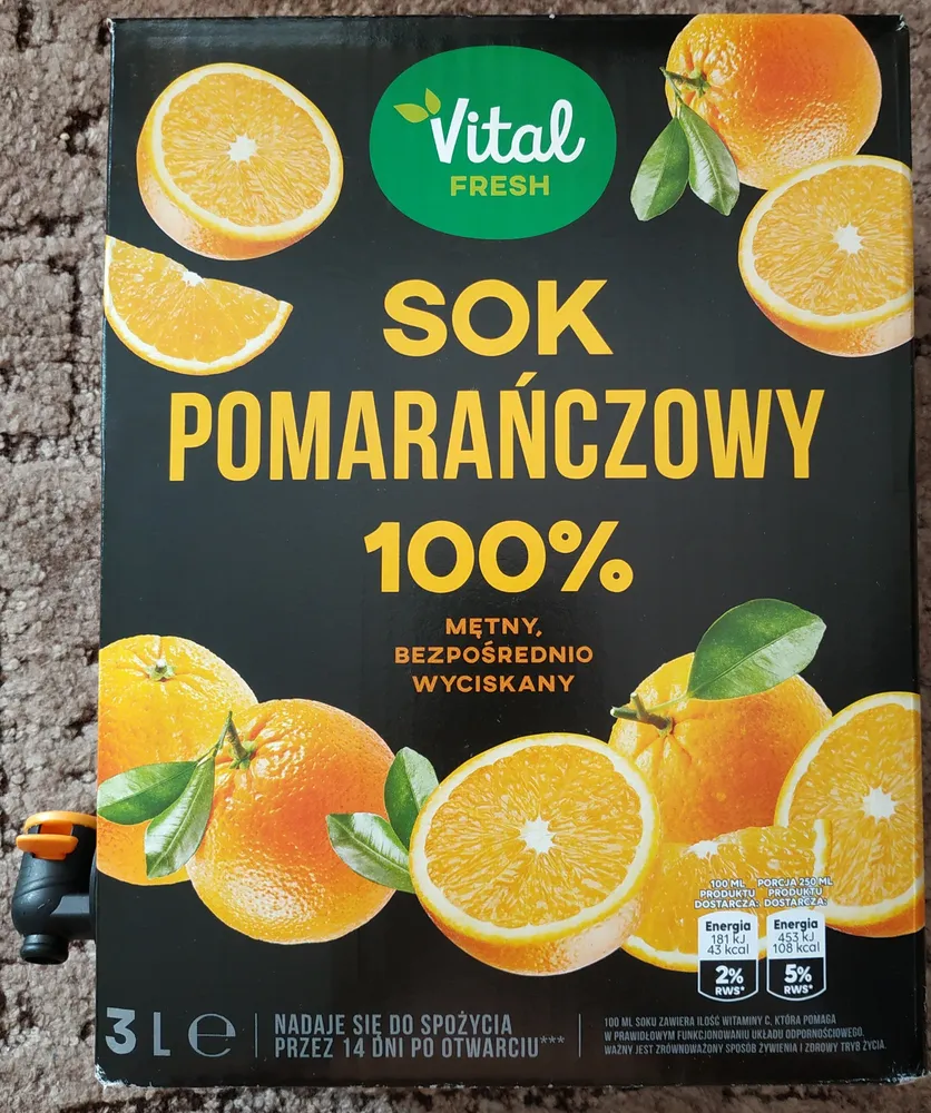 Sok pomarańczowy