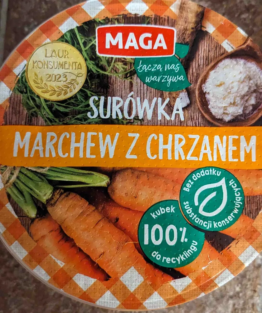 Surówka marchew z chrzanem