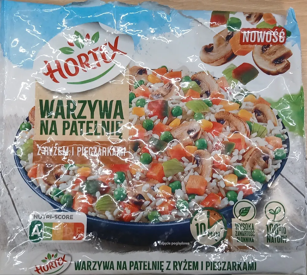 Warzywa Na Patelnię z Ryżem I Pieczarkami