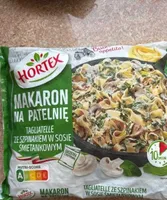 Makaron na patelnię tagliatelle ze szpinakiem w sosie śmietankowym