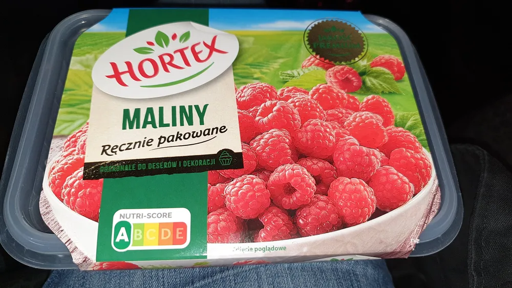 Maliny mrożone