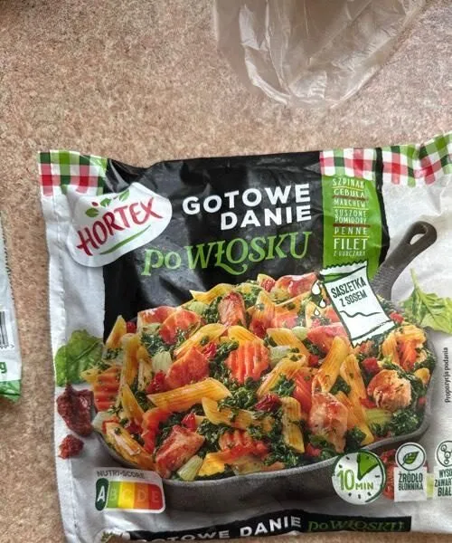 Gotowe danie po włosku