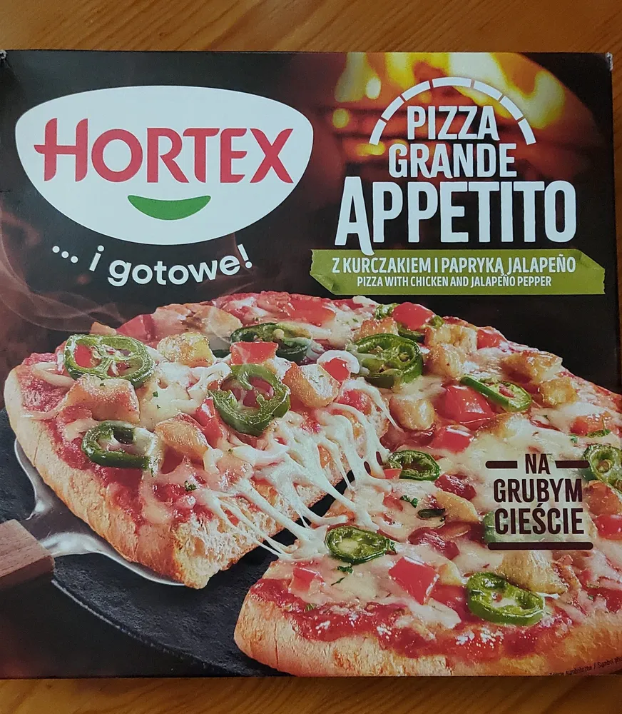 pizza appetito z kurczakiem i papryką jalapeno