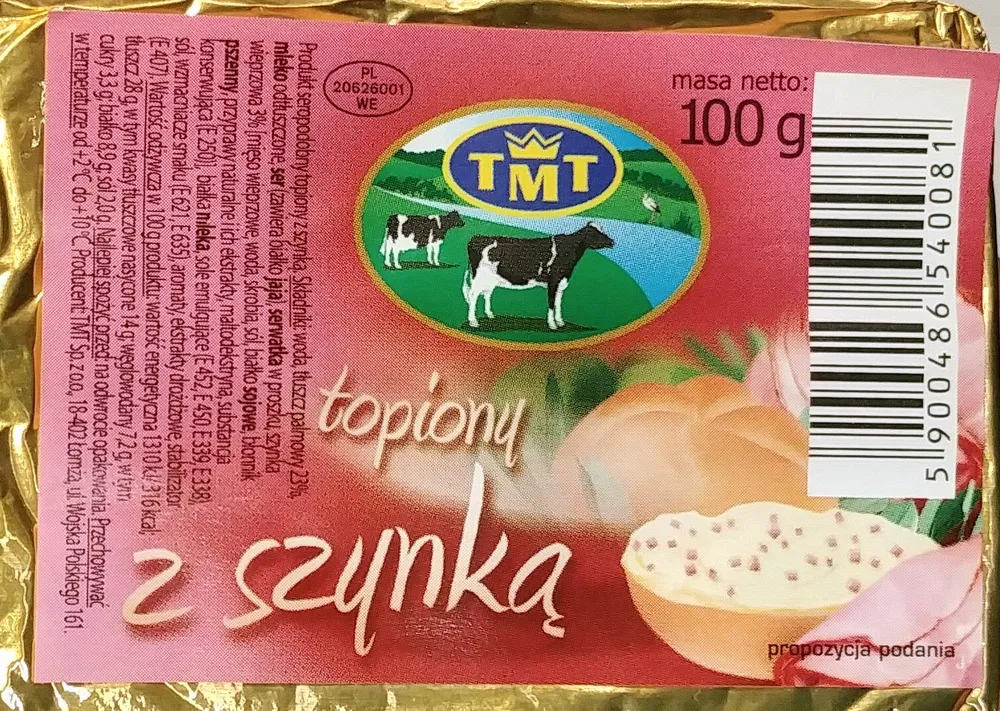 Topiony z szynką
