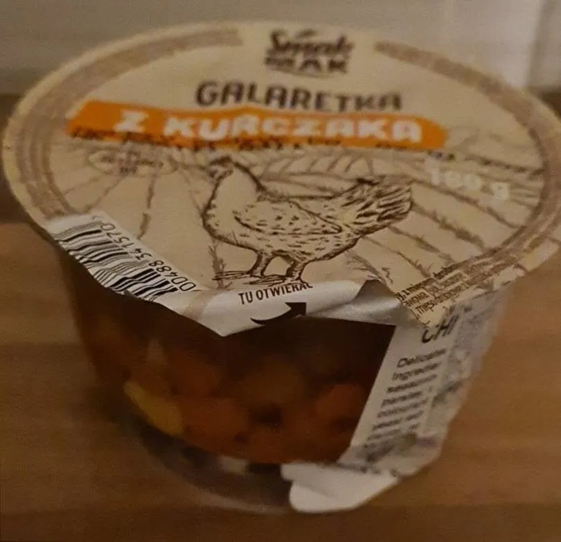 Chicken jelly with vegetables
