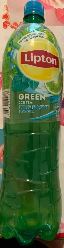 Green ice tea lime and mint flavour