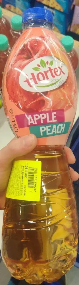 Jus pomme pêche