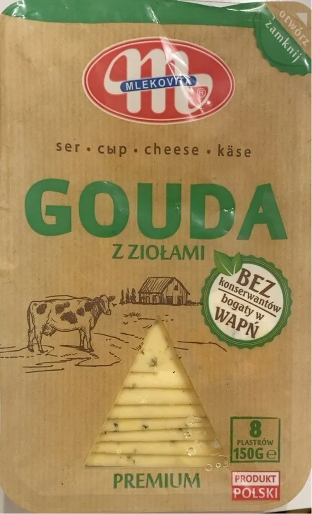 Gouda aux herbes en tranches