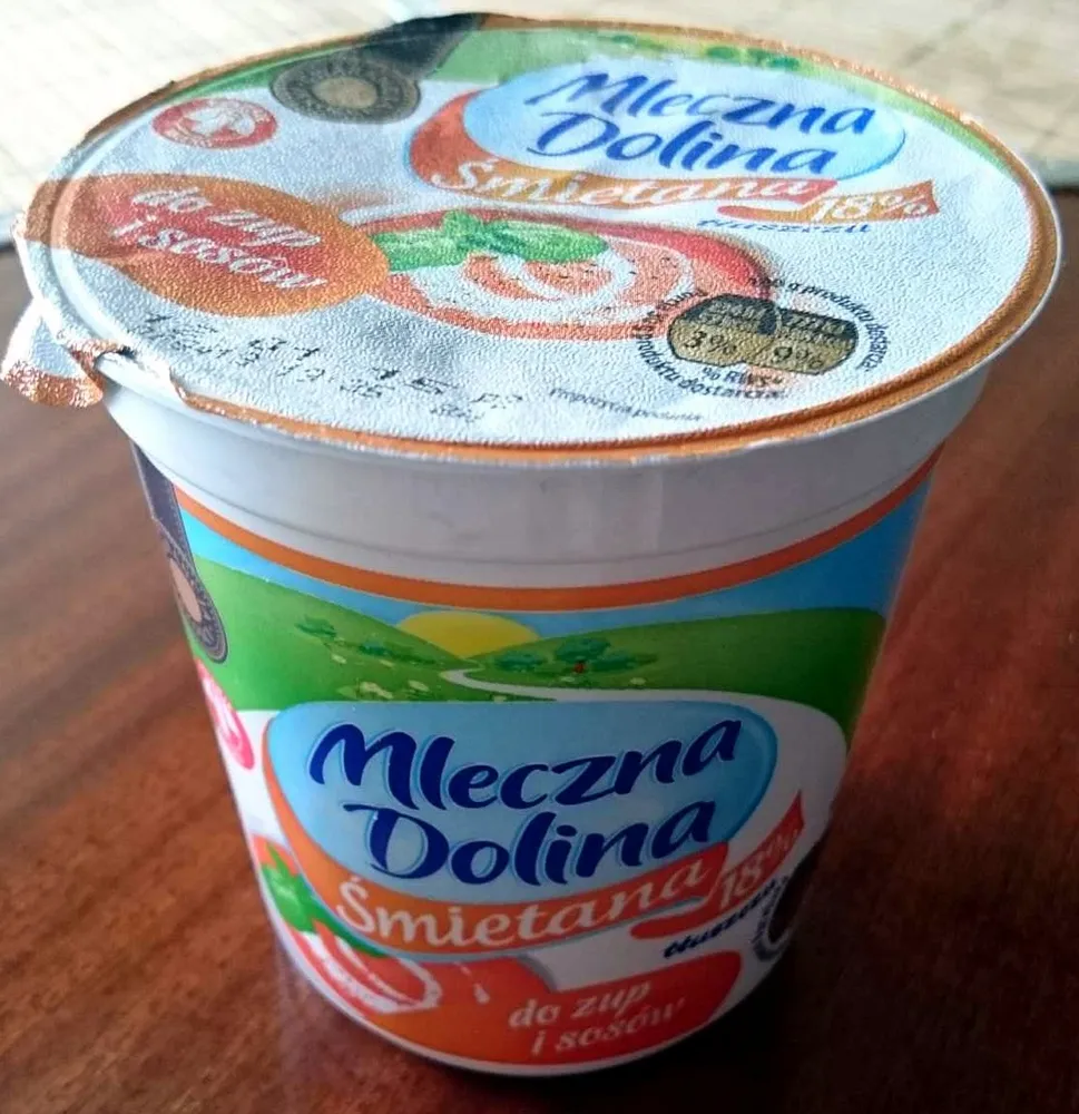 Mleczna Dolina Śmietana 18%