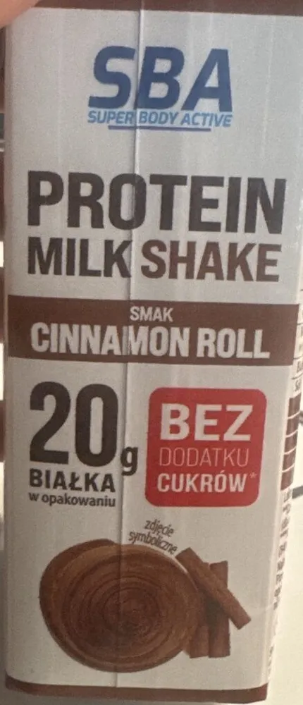 Protein milk shake (cinnamon roll)