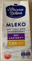 Mleko UHT częściowo odtłuszczone 1,5%