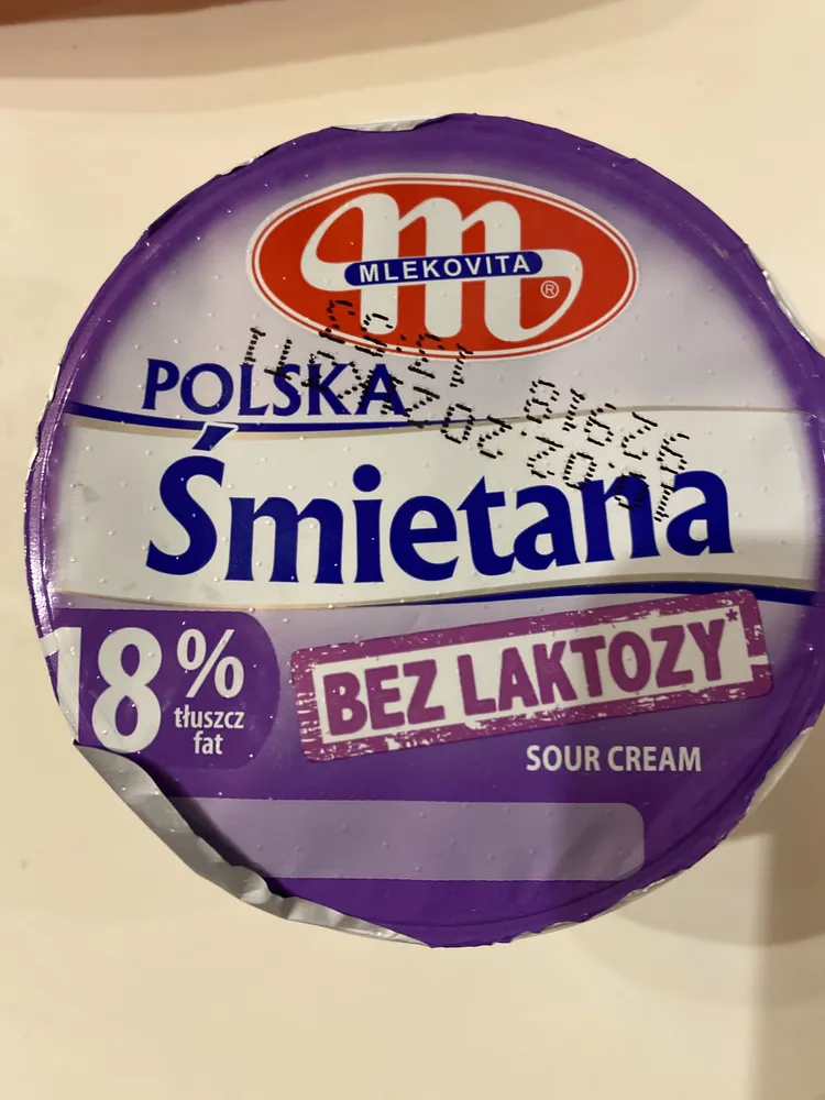 Mlekovita Śmietana Bez Laktozy 200g