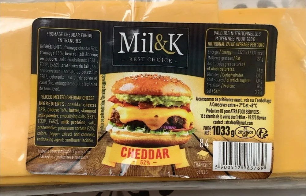 Fromage cheddar fondu