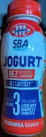 SBA jogurt pitny bez laktozy truskawka-banan