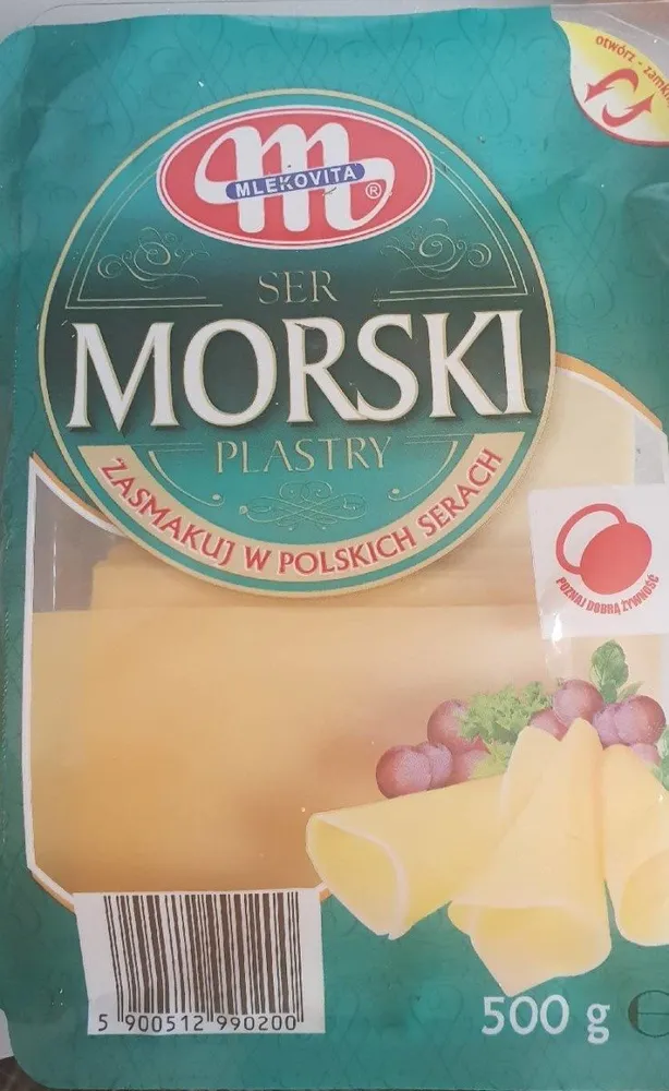 Ser morski plastry