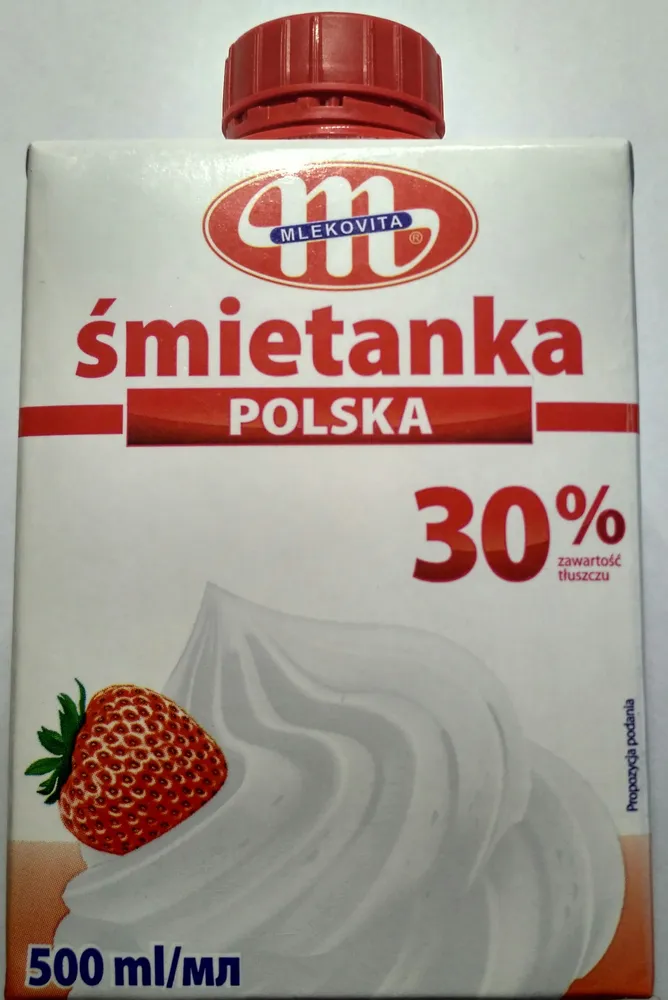 Śmietanka kremowa UHT 30% tłuszczu