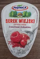 SEREK WIEJSKI Z MALINAMI I ŻURAWINĄ
