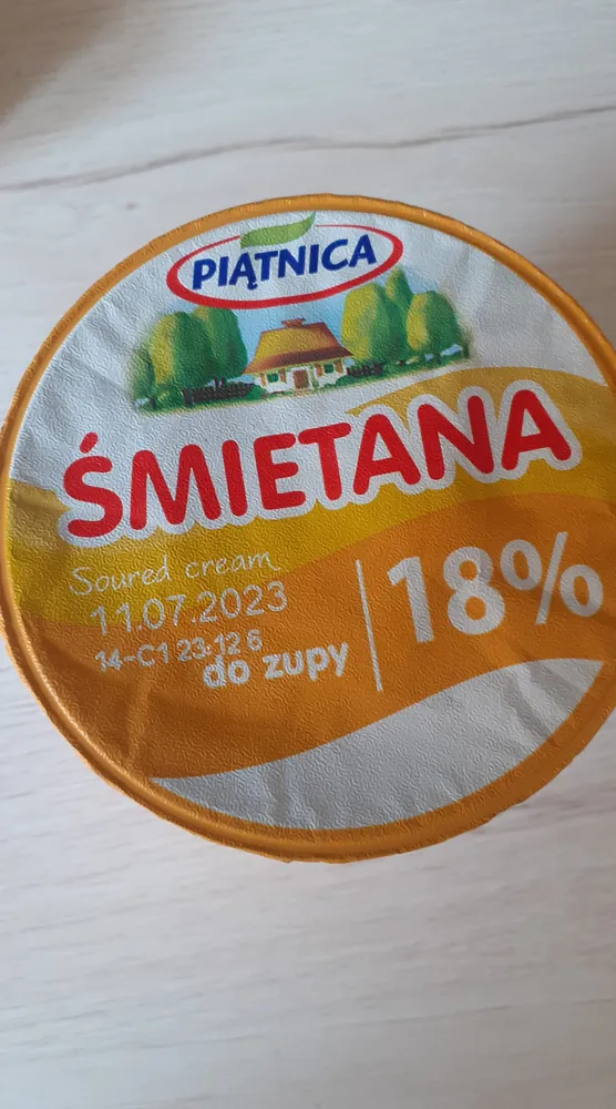 Soured cream 18%