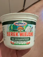 Serek wiejski ze szczypiorkiem