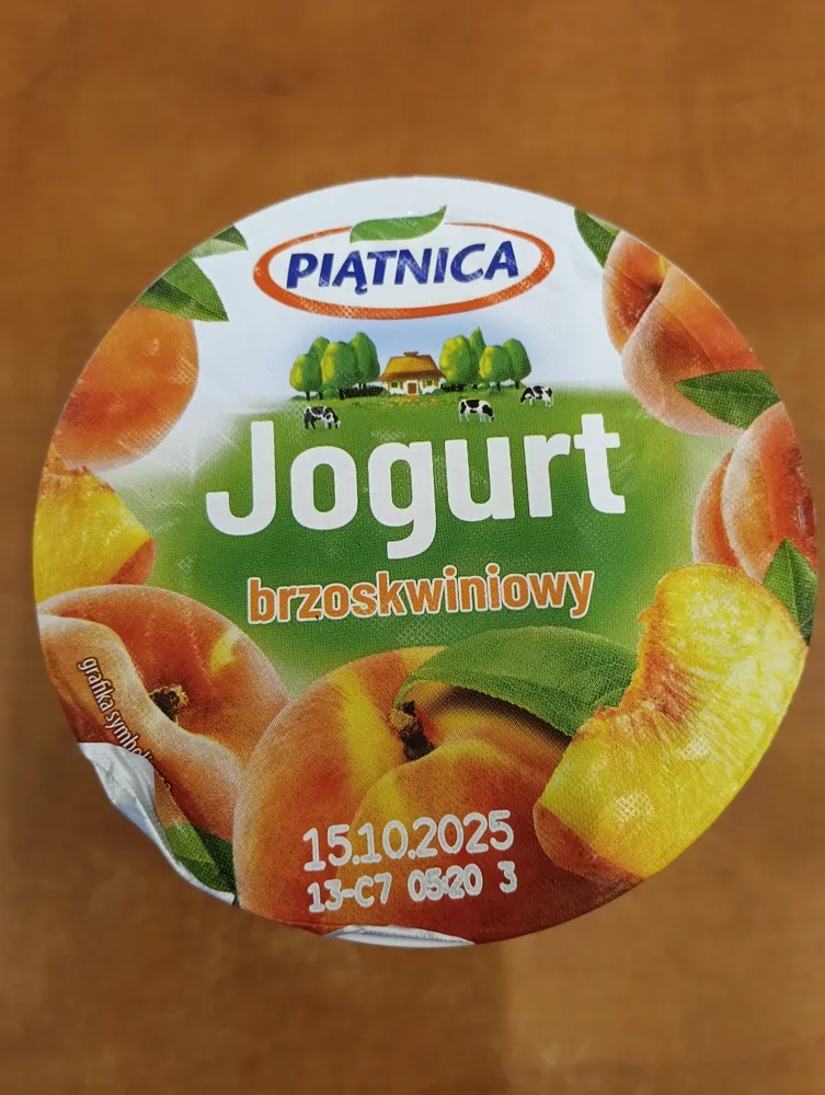 jogurt brzoskwiniowy