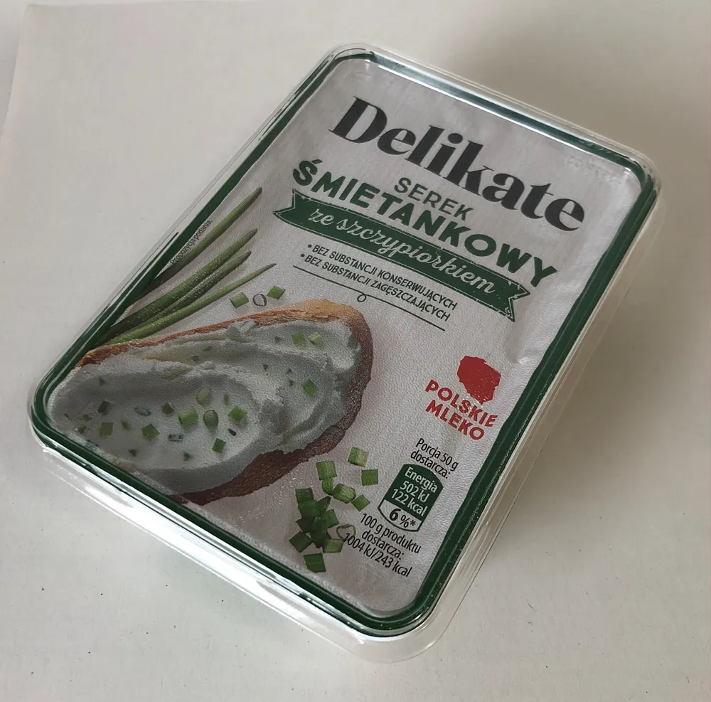 Serek śmietankowy ze szczypiorkiem