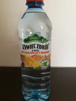 Żywiec Zdrój z Nutą. Napój niegazowany o smaku pomarańczy i mango.