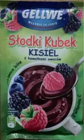 Słodki kubek kisiel (owoce leśne)