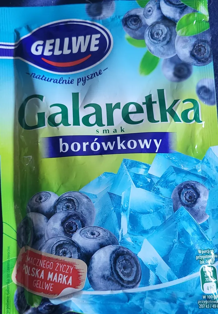 Galaretka smak borówkowy