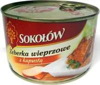 Żeberka wieprzowe z kapustą
