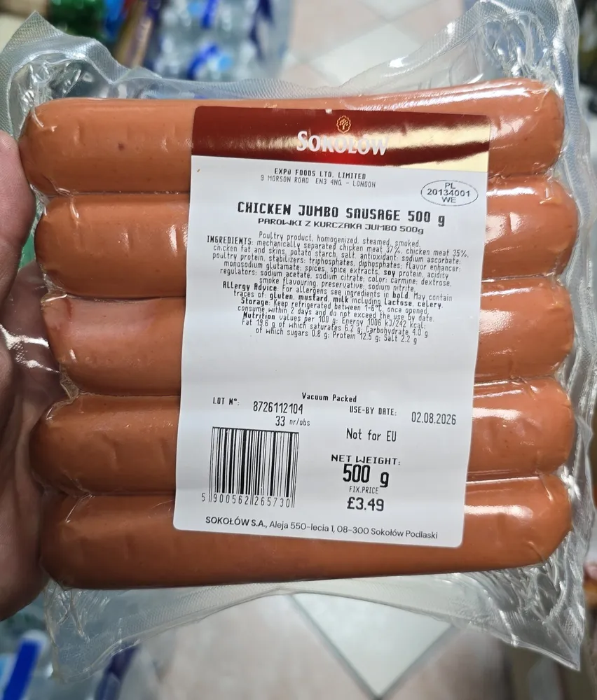 Jumbo Sausages
