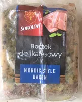 Nordic style bacon in block