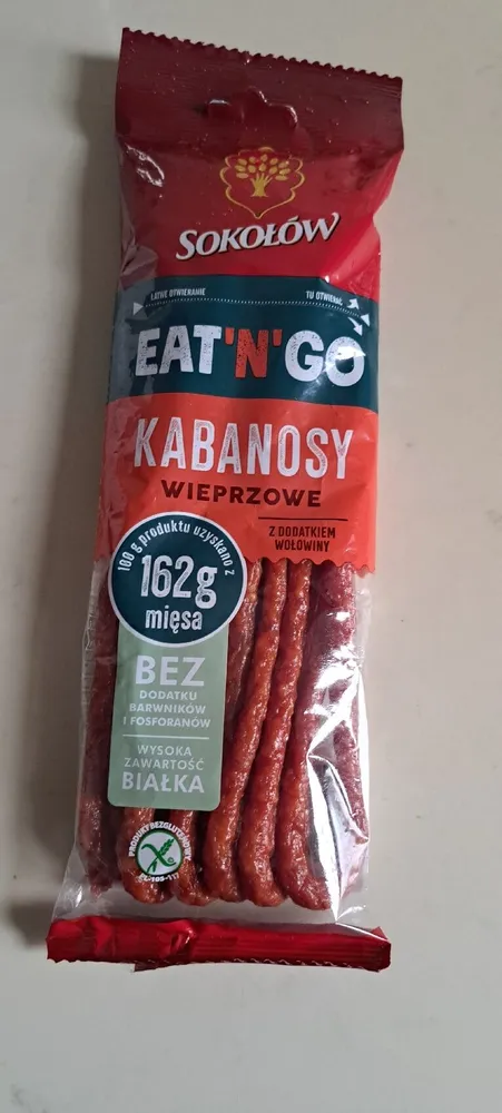 eat 'n' go kabanosy wieprzowe