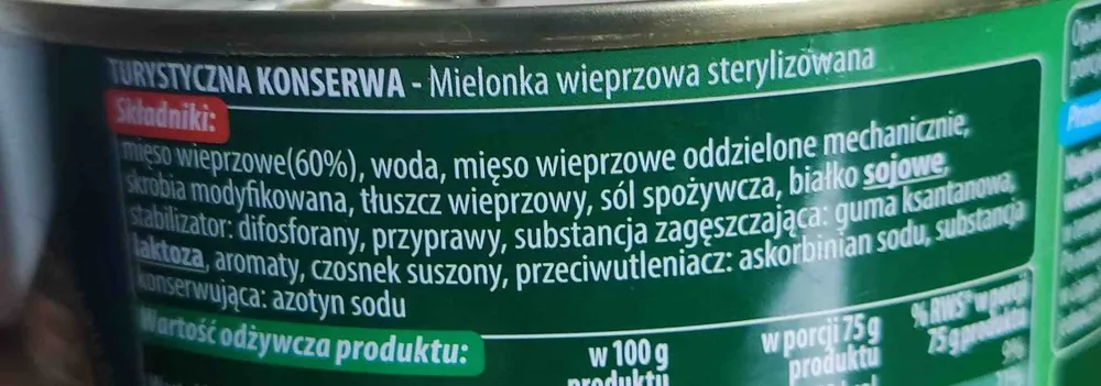 Turystyczna konserwa