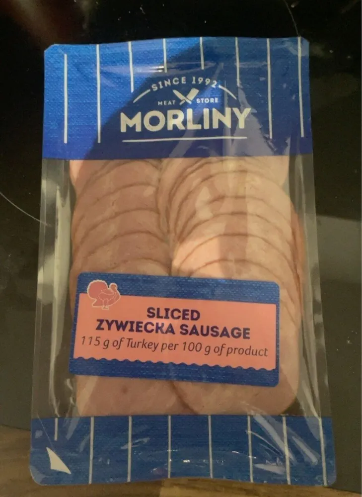 Sliced Zywiecka Sausage
