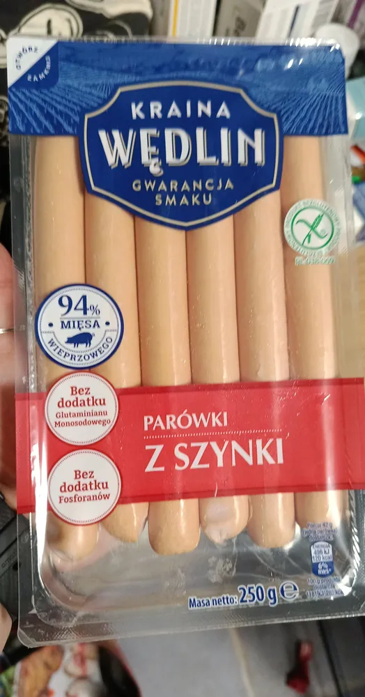 Parówki z szynki