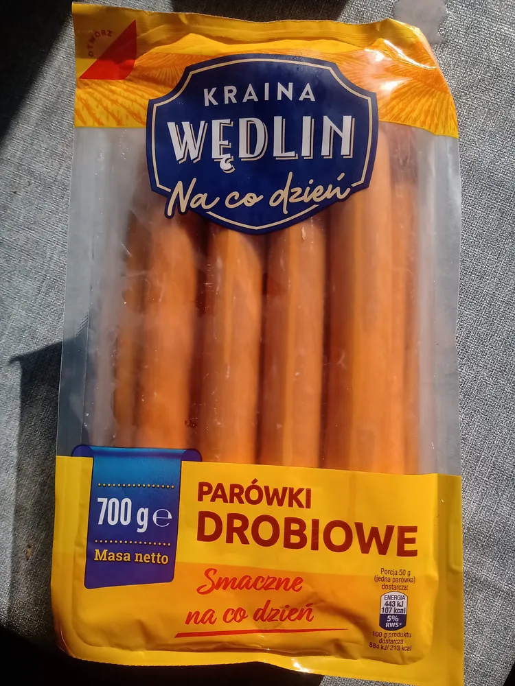 Parówki drobiowe