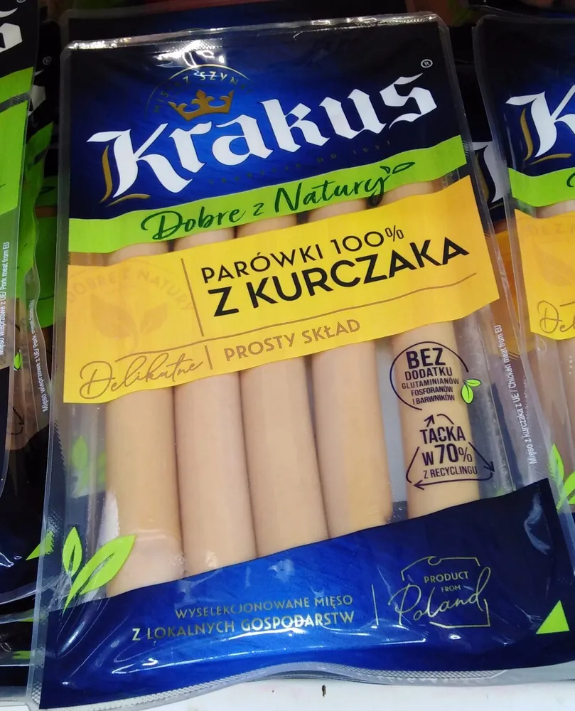 Parówki 100% z kurczaka