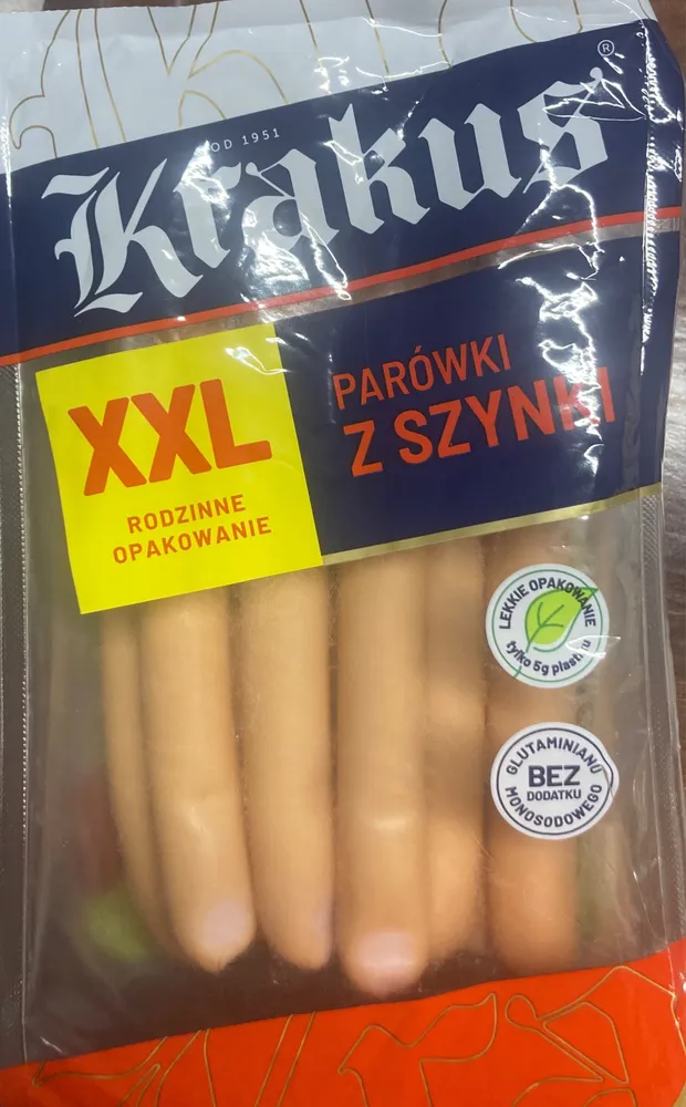 Parówki z szynki