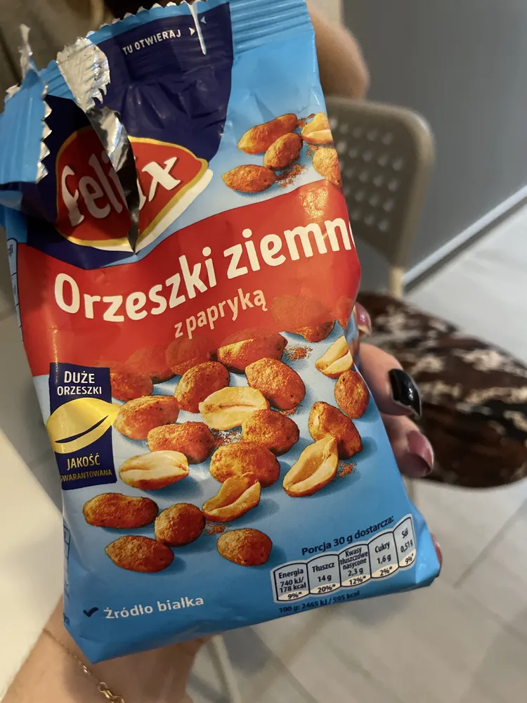 Orzeszki ziemne z papryką