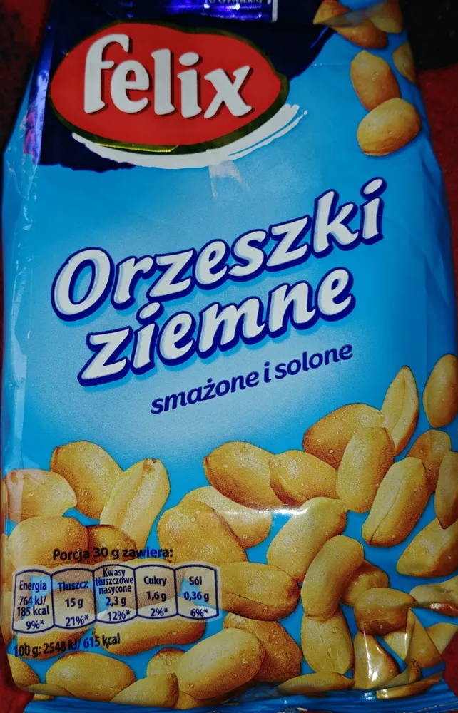 Orzeszki ziemne smażone i solone