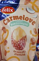 Carmelove z wiórkami kokosowymi