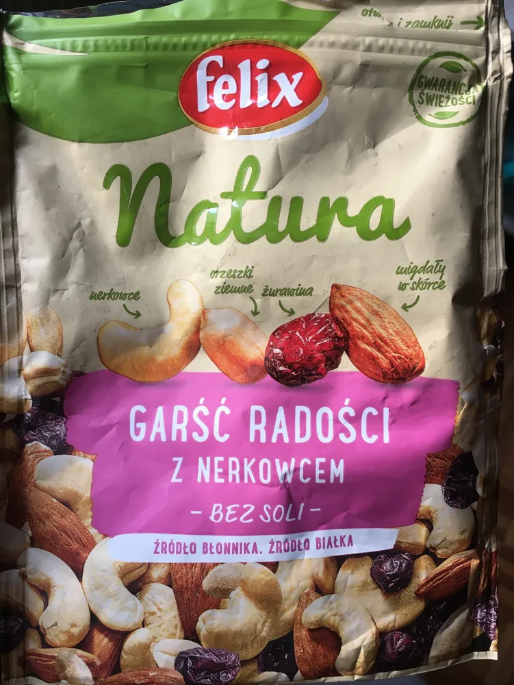 Natura Garść radości z nerkowcem bez soli