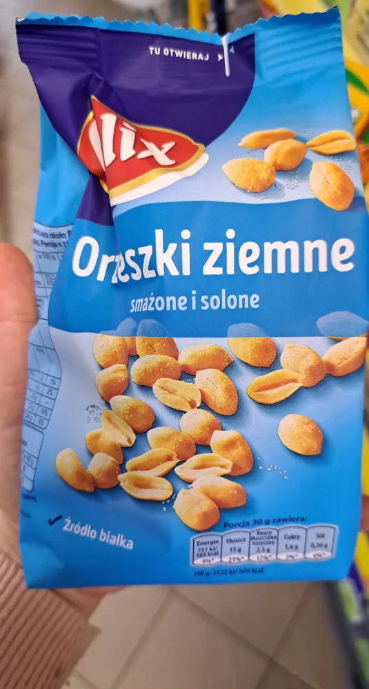 Orzeszki Ziemne Smażone i Solone