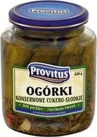 Provitus Dill Pickles Zucckero Sweet 640 G