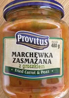 Marchewka zasmażana z groszkiem