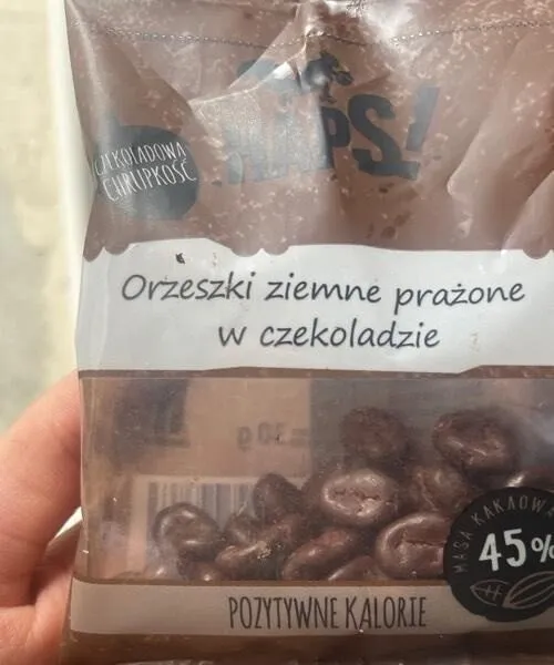Roasted peanuts in chocolate