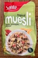 Sante Tropical Muesli Whole Grain Oat 350G